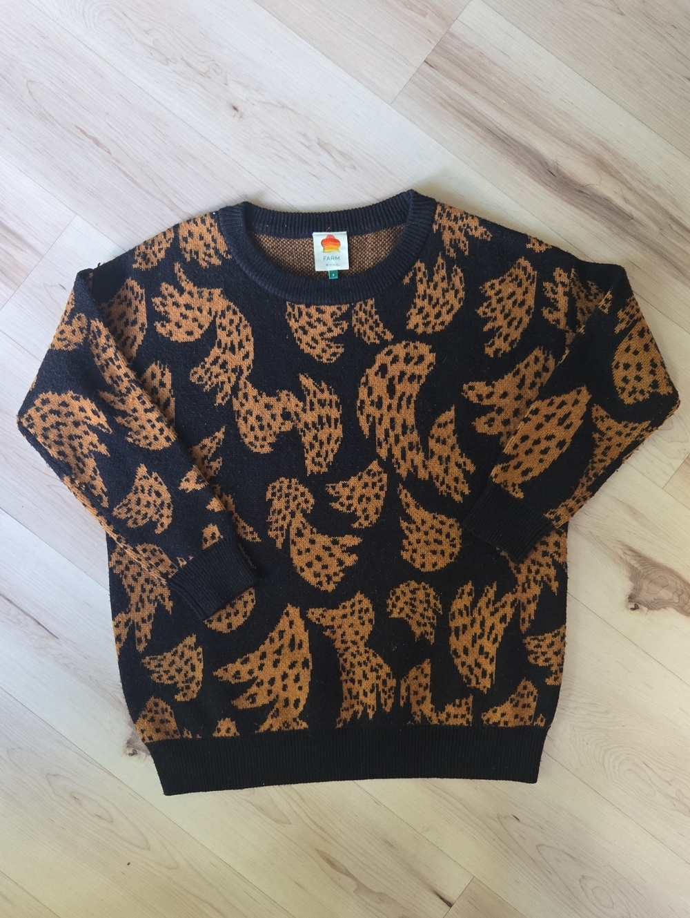 FARM Rion Bananica Sweater, Size Small